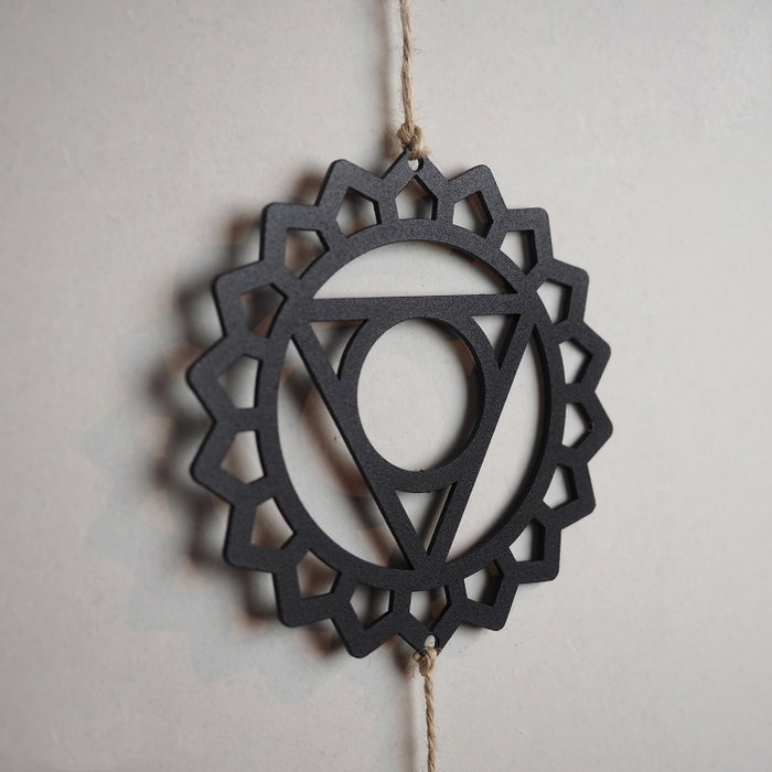 Wallity Chakra - APT406MS Escultura de Pared Negra